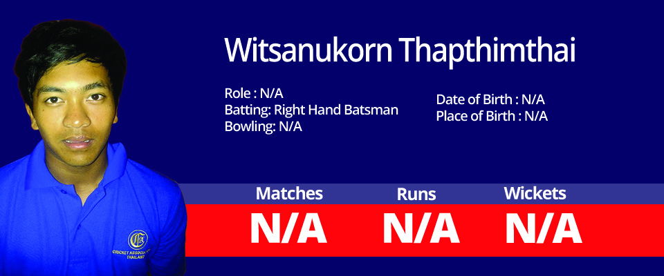 Witsanukorn Thapthimthai