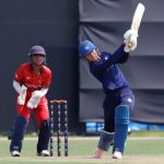 Pattarapol Jirapatananukul of Thailand plays a shot during the ICC U19 Men's Cricket World Cup Asia Division 2 Qualifier match between Bahrain and Thailand held at the Terdthai Cricket Ground, Bangkok, Thailand on February 25, 2024.
Photo by: Deepak Malik / Creimas
RESTRICTED TO EDITORIAL USE