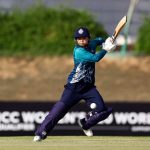 ABU DHABI, UNITED ARAB EMIRATES - APRIL 25: Nannapat Koncharoenkai of T during the ICC Women's T20 World Cup Qualifier 2024 match between Sri Lanka and Thailand at Tolerance Oval on April 25, 2024 in Abu Dhabi, United Arab Emirates. (Photo by Francois Nel-ICC/ICC via Getty Images) (Photo by Francois Nel-ICC/ICC via Getty Images)