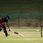 ABU DHABI, UNITED ARAB EMIRATES - MAY 01: Pooja Ganesh of USA runs for the crease during the ICC Women's T20 World Cup Qualifier 2024 match between Thailand and USA at Zayed Cricket Stadium on May 01, 2024 in Abu Dhabi, United Arab Emirates. (Photo by Francois Nel-ICC/ICC via Getty Images)