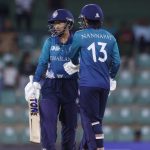 Phannita Maya of Thailand and Nannapat Khoncharoenkai of Thailand during the ACC Women's T20 Asia Cup 2024 match between Sri Lanka and Thailand at the Rangiri Dambulla International Cricket Stadium, Dambulla, Sri Lanka, on July 24, 2024.
Photo Credit : Pankaj Nangia / Asian Cricket Council / CREIMAS
RESTRICTED TO EDITORIAL USE