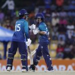 Nannapat Khoncharoenkai of Thailand and Rosenan Kanoh of Thailand during the ACC Women's T20 Asia Cup 2024 match between Sri Lanka and Thailand at the Rangiri Dambulla International Cricket Stadium, Dambulla, Sri Lanka, on July 24, 2024.
Photo Credit : Pankaj Nangia / Asian Cricket Council / CREIMAS
RESTRICTED TO EDITORIAL USE
