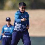 Onnicha Kamchomphu of Thailand celebrates the wicket of Winifred Duraisingam of Malaysia during the ACC Women's T20 Asia Cup 2024 match between Malaysia and Thailand at the Rangiri Dambulla International Cricket Stadium, Dambulla, Sri Lanka, on July 20, 2024.
Photo Credit : Deepak Malik / Asian Cricket Council / CREIMAS
RESTRICTED TO EDITORIAL USE