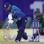 Suwanan Khiaoto of Thailand plays a shot during the ACC Women's T20 Asia Cup 2024 match between Bangladesh and Thailand at the Rangiri Dambulla International Cricket Stadium, Dambulla, Sri Lanka, on July 22, 2024.
Photo Credit : Deepak Malik / Asian Cricket Council / CREIMAS
RESTRICTED TO EDITORIAL USE