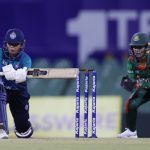 Nattaya Boochatham of Thailand plays a shot during the ACC Women's T20 Asia Cup 2024 match between Bangladesh and Thailand at the Rangiri Dambulla International Cricket Stadium, Dambulla, Sri Lanka, on July 22, 2024.
Photo Credit : Deepak Malik / Asian Cricket Council / CREIMAS
RESTRICTED TO EDITORIAL USE
