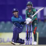 Rosenan Kanoh of Thailand plays a shot during the ACC Women's T20 Asia Cup 2024 match between Bangladesh and Thailand at the Rangiri Dambulla International Cricket Stadium, Dambulla, Sri Lanka, on July 22, 2024.
Photo Credit : Deepak Malik / Asian Cricket Council / CREIMAS
RESTRICTED TO EDITORIAL USE
