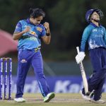 Chamari Athapaththu of Sri Lanka celebrates the wicket of Phannita Maya of Thailand during the ACC Women's T20 Asia Cup 2024 match between Sri Lanka and Thailand at the Rangiri Dambulla International Cricket Stadium, Dambulla, Sri Lanka, on July 24, 2024.
Photo Credit : Deepak Malik / Asian Cricket Council / CREIMAS
RESTRICTED TO EDITORIAL USE