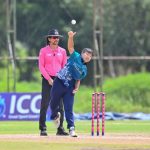 Onnicha Kamchomphu of Thailand during match 1 of the ICC Women's T20 World Cup Asia Qualifier between Thailand Women and Kuwait Women held at the Terdthai Cricket Ground, Bangkok on the 9th May 2025.
Photo by Sameer G. Bhalekar / CREIMAS for International Cricket Council
RESTRICTED TO EDITORIAL USE