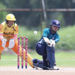 Nattaya Boochatham of Thailand plays a shot during the match 13 of the ICC Women's T20 World Cup Asia Qualifier between Thailand Women and Bhutan Women, held at Terdthai Cricket Ground, Bangkok, on 15 May 2025.
Photo by Anshuman Akash / CREIMAS
RESTRICTED TO EDITORIAL USE