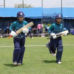 Chanida Sutthiruang of Thailand and Nattaya Boochatham of Thailand go for play during the match 13 of the ICC Women's T20 World Cup Asia Qualifier between Thailand Women and Bhutan Women, held at Terdthai Cricket Ground, Bangkok, on 15 May 2025.
Photo by Anshuman Akash / CREIMAS
RESTRICTED TO EDITORIAL USE