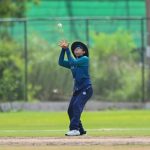 Natthakan Chantham of Thailand takes the catch of Siobhan Lee Gomez of Kuwait during match 1 of the ICC Women's T20 World Cup Asia Qualifier between Thailand Women and Kuwait Women held at the Terdthai Cricket Ground, Bangkok on the 9th May 2025.
Photo by Sameer G. Bhalekar / CREIMAS for International Cricket Council
RESTRICTED TO EDITORIAL USE