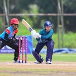 Sunida Chaturongrattana of Thailand plays a shot during match 1 of the ICC Women's T20 World Cup Asia Qualifier between Thailand Women and Kuwait Women held at the Terdthai Cricket Ground, Bangkok on the 9th May 2025.
Photo by Sameer G. Bhalekar / CREIMAS for International Cricket Council
RESTRICTED TO EDITORIAL USE