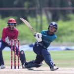 Nattaya Boochatham of Thailand plays a shot during the Super Three Match 1 of the ICC Women's T20 World Cup Asia Qualifier between Thailand Women and United Arab Emirates Women, held at Terdthai Cricket Ground, Bangkok, on 18 May 2025.
Photo by Anshuman Akash / CREIMAS
RESTRICTED TO EDITORIAL USE