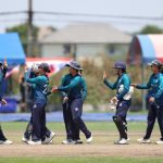 Team Thailand celebrate win during the Super Three Match 1 of the ICC Women's T20 World Cup Asia Qualifier between Thailand Women and United Arab Emirates Women, held at Terdthai Cricket Ground, Bangkok, on 18 May 2025.
Photo by Anshuman Akash / CREIMAS
RESTRICTED TO EDITORIAL USE